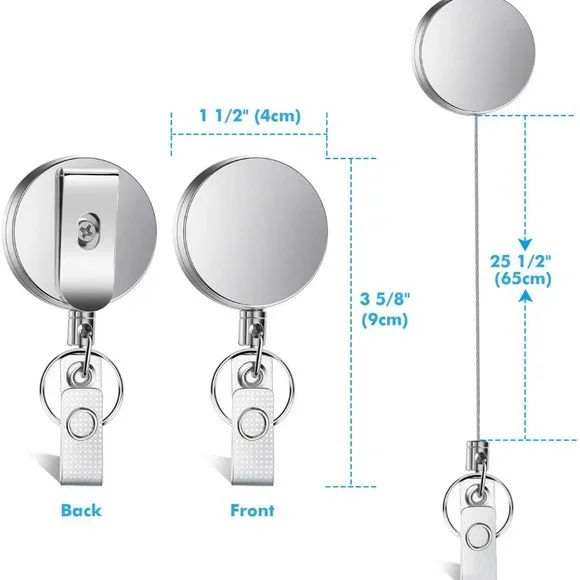 Z&B - BLING BADGE REELS ID HOLDER - Picture 4 of 7